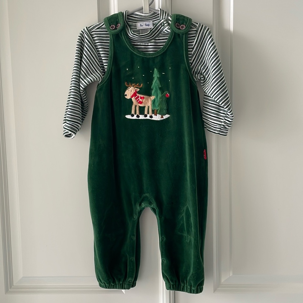LE TOP VELOUR CHRISTMAS OUTFIT